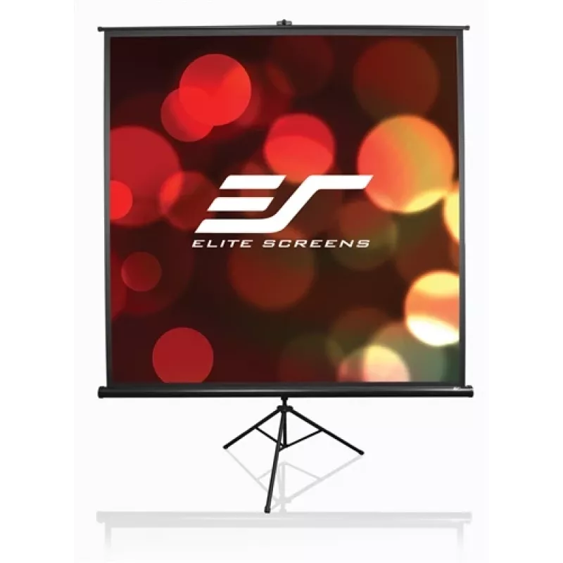 Elite Screens | Tripod/Portable Pull Up Projector Screen | T92UWH | Įstrižainė 92 coliai | 16:9 | Matomas ekrano plotis (P) 203,2 cm | Juoda