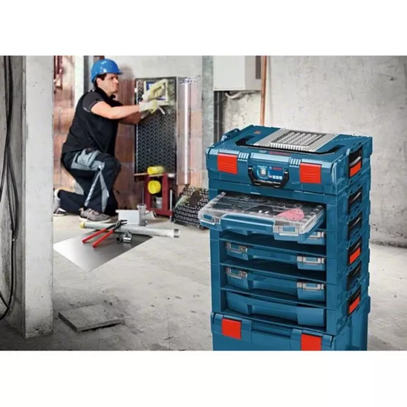 Bosch i-BOXX 72 Professional ABS sintetika Mėlyna, Skaidri
