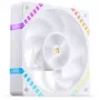 120mm korpuso ventiliatorius Jonsbo HF2-120 White — atvirkštinės mentės, PWM, ARGB