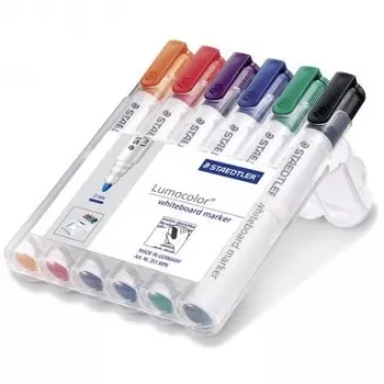 Marker Staedtler Lumocolor whiteboard 351 6 vnt. Bullet tip