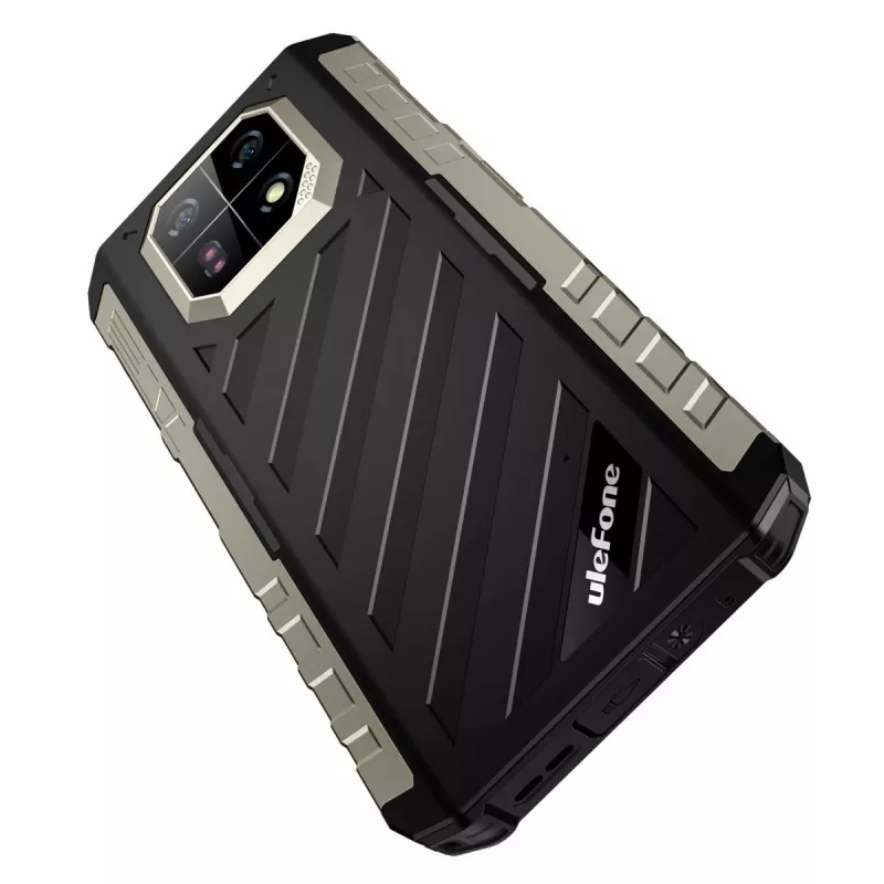Tvirtas išmanusis telefonas UleFone Armor 22 — 8GB RAM, 128GB atminties, juodos spalvos