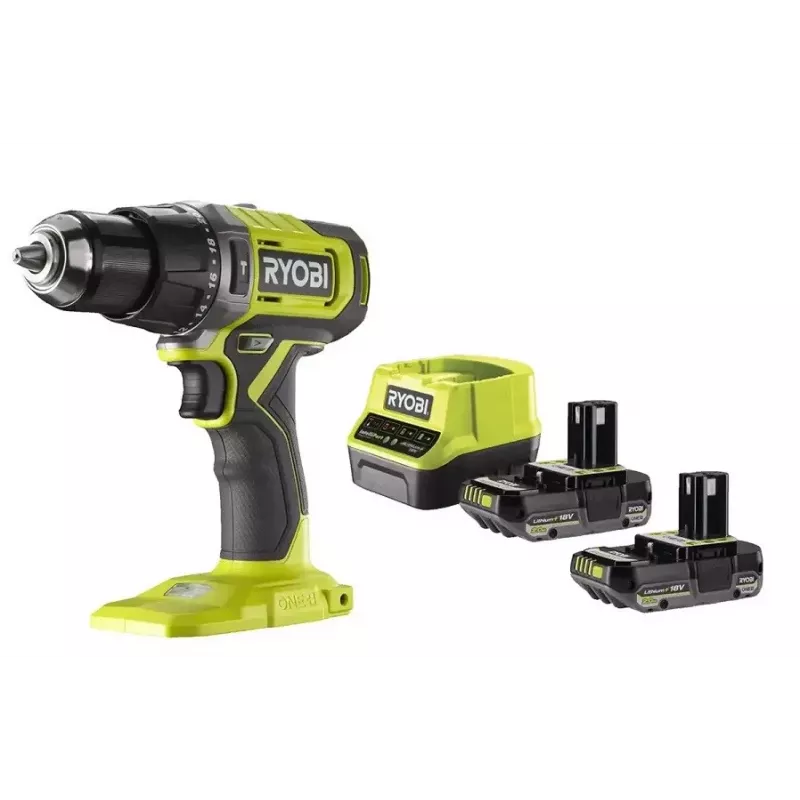 RYOBI 18V belaidis smūginis gręžtuvas-suktuvas
