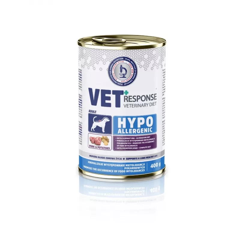 VET RESPONSE Hypoallergenic Pork - šlapias šunų maistas - 400 g