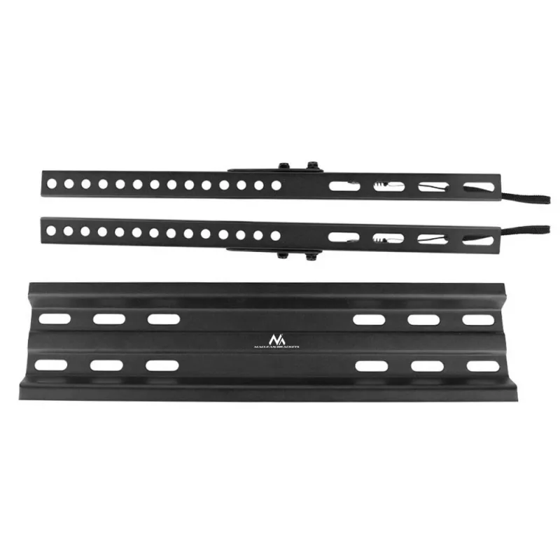 Sieninis televizoriaus laikiklis MACLEAN MC-748A VESA 100x100–400x400 mm pasukamas, juodas, apkrova iki 45 kg