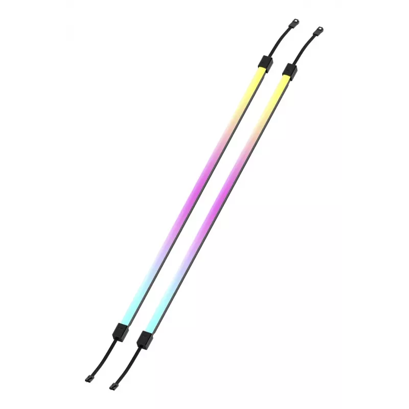 LED juostelė CORSAIR LS430 Aurora — įvairiaspalvė, 430×10×10 mm, 2 vnt. pakuotėje