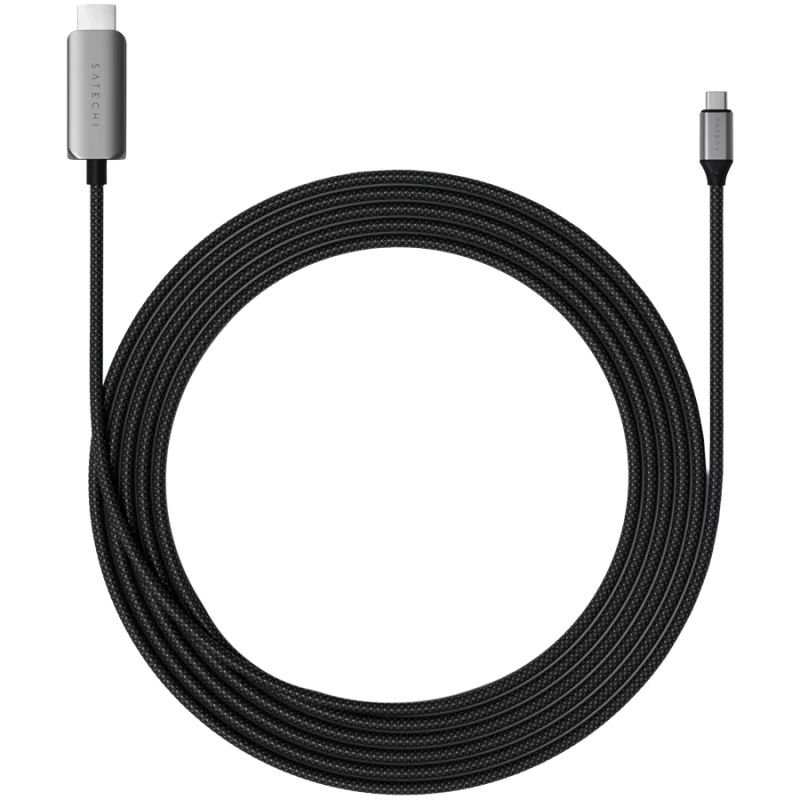 Satechi USB-C į HDMI 2.1 8K laidas, ilgis: 1,96 m, turi HDMI 2.1 ir USB-C jungtis