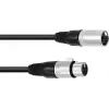 XLR jungiamasis kabelis Omnitronic 30220768 — 1×5 kontaktų XLR kištukas į 1×5 kontaktų XLR lizdą, 3 m