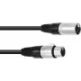 XLR jungiamasis kabelis Omnitronic 30220768 — 1×5 kontaktų XLR kištukas į 1×5 kontaktų XLR lizdą, 3 m
