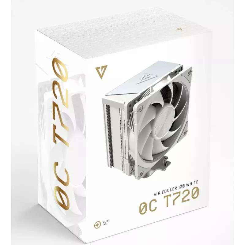 MODECOM Volcano 0C T720 procesoriaus oro aušintuvas 12 cm baltas