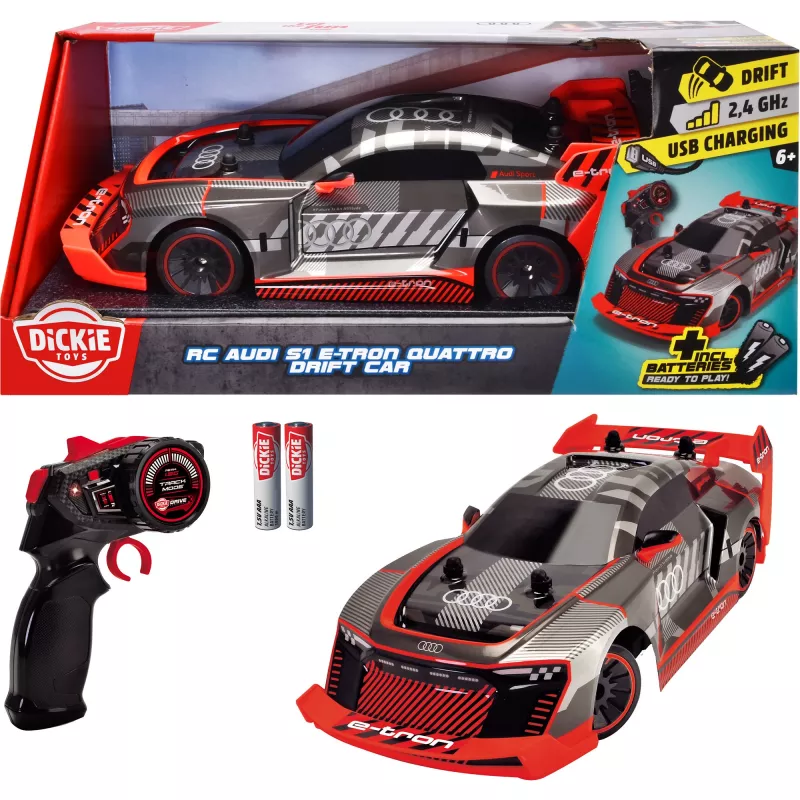 Dickie RC Audi S1 E-Tron Quattro 2,4 GHz, 1:16 201106011