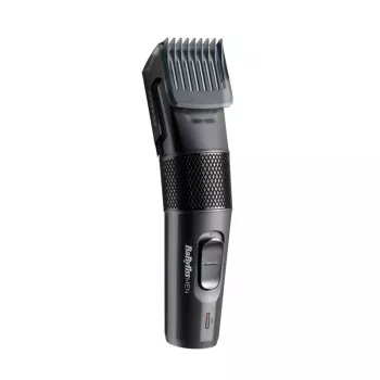 Plaukų kirpimo mašinėlė BABYLISS E786E, belaidė, įkraunama, 13 ilgio pakopų, 0,5–24 mm, nerūdijančio plieno peiliukai, juoda