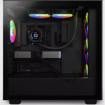 Universalus skysčio aušintuvas NZXT Kraken Elite 240 RGB 12 cm juodas