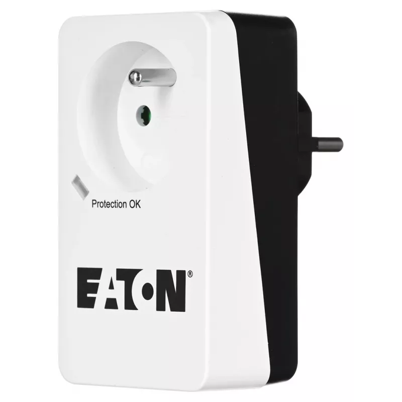 Apsaugos nuo viršįtampių dėžutė Eaton Protection Box 1 FR — 1 Type E lizdas, 220–250 V, 16 A, 4000 W, juoda, kompaktiška