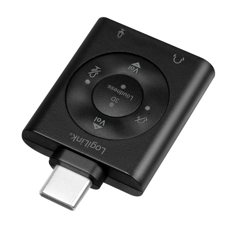 USB3.2 garso adapteris USB-C/M į 2x 3,5 mm/F 7.1