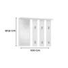 Hanger + mirror PARMA 100x15x.81.5 cm, Balta