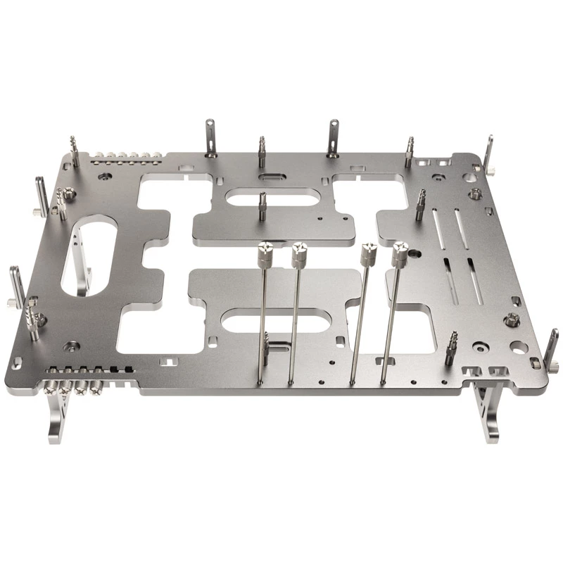 Benchtable korpusas Streacom BC1 V2 – atviras testavimo/stendo korpusas, titano spalva