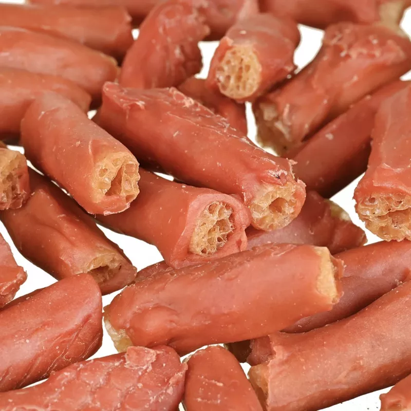 Šunų skanėstai PETITTO lašišos ryžių lazdelės 500 g