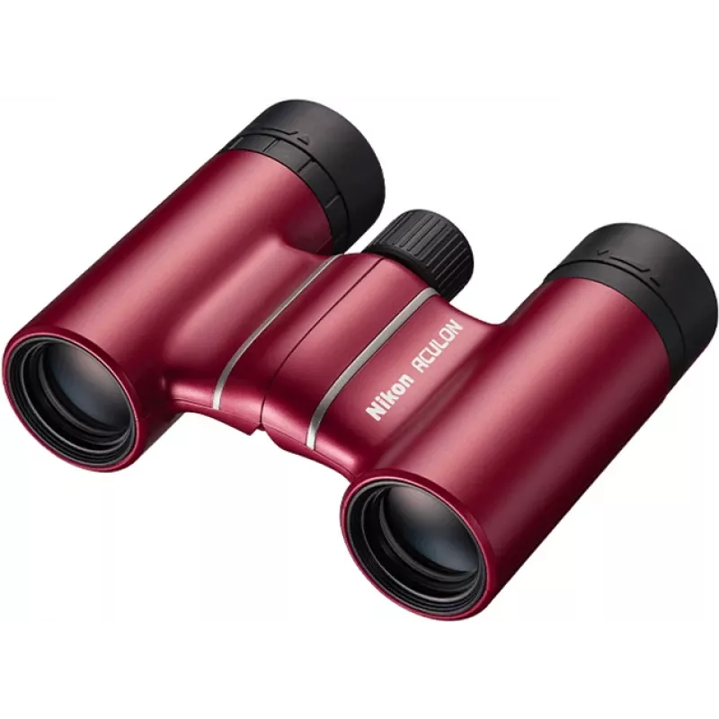 Binokliai Nikon Aculon T02 8x21 raudoni