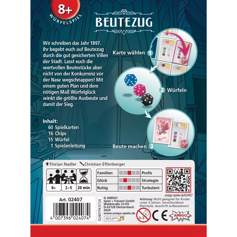 Beutezug, Kauliukų žaidimas