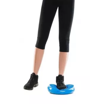 Pripučiamas stabilizavimo pagalvėlė MDH Sensory Balance Disc DRQM3C0CHXUXP, mėlyna, PVC, Ø350 mm, aukštis 60 mm, maks. apkrova 200 kg, su įtvarais