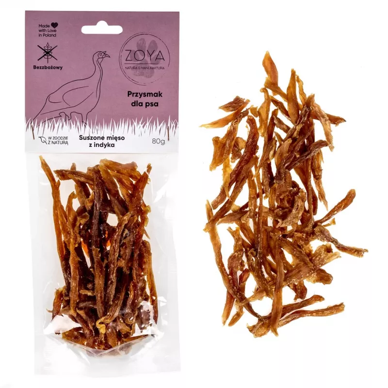 ZOYA kalakutienos – šunų skanėstas – 80 g