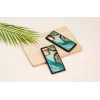Apsauginis telefono dėklas iKins Samsung Galaxy Note 20 – Aqua Agate dizainas