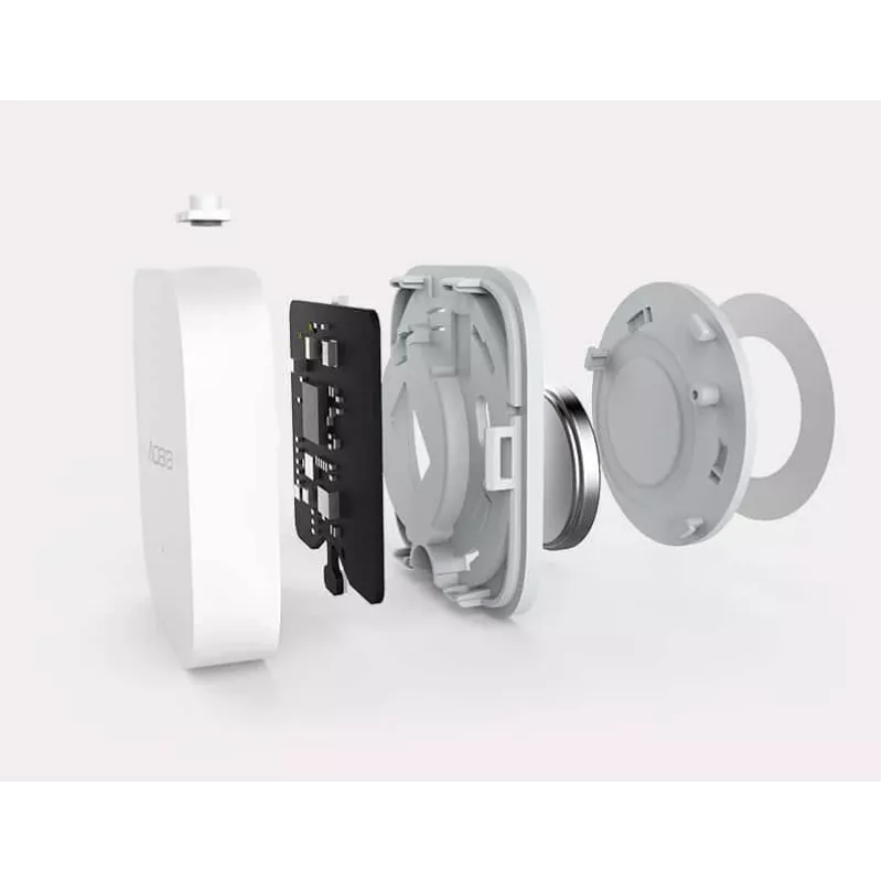Aqara TH-S02D jutiklis baltas temperatūros ir drėgmės. HomeKit Alexa Google