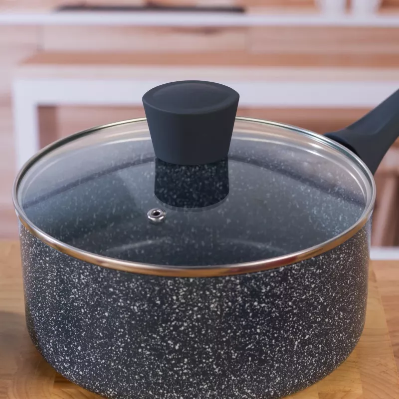 Keptuvių rinkinys Russell Hobbs RH02818EU7, 5 dalių akmens dangos indų rinkinys