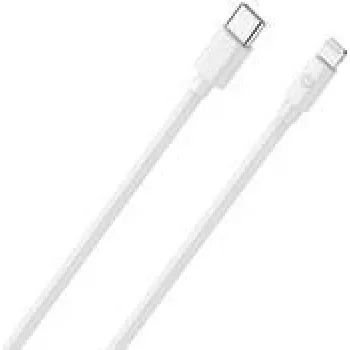 RealPower mobiliojo telefono laidas 2m USB C Lightning Baltas 385242