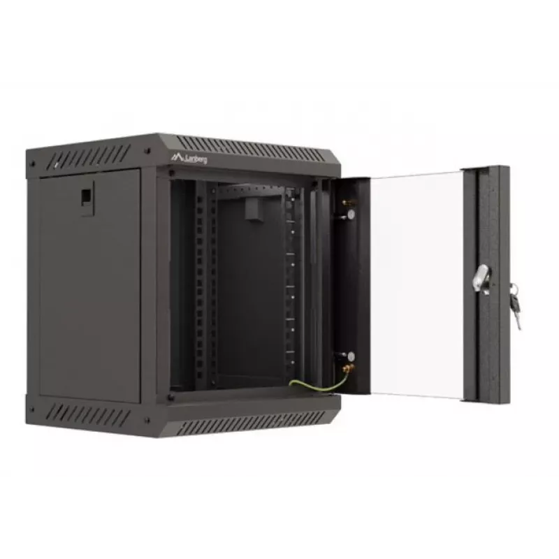 Wall mounted rack Lanberg WF11-3306-10B 6U Juoda 30 kg capacity