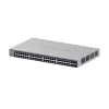 Valdomas Gigabit Ethernet komutatorius Netgear GS752TX, 48x RJ-45 10/100/1000, 10G palaikymas, 1U stovas, pilkas