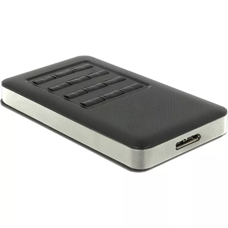 SSD dėklas DeLOCK 42594 juoda sidabrinė M.2