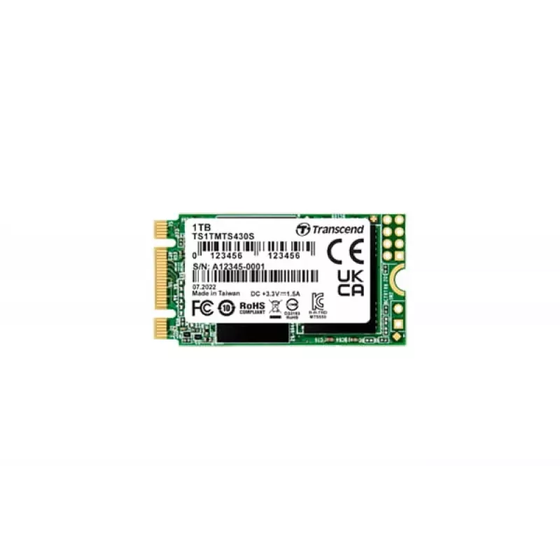 SSD diskas Transcend 1 TB M.2 SATA III 3D NAND modelis 430S