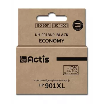 Actis KH-901BKR rašalas (pakaitalas HP 901XL CC654AE; standartinis; 20 ml; juodas)
