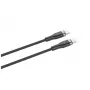 Fiksuotas | Pintas kabelis, 100W | FIXDB-CC12-BK | Juoda