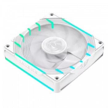 GAMEMAX TORNADO T12 ARGB-RW 120 mm baltas korpuso ventiliatorius su atvirkštinėmis mentėmis