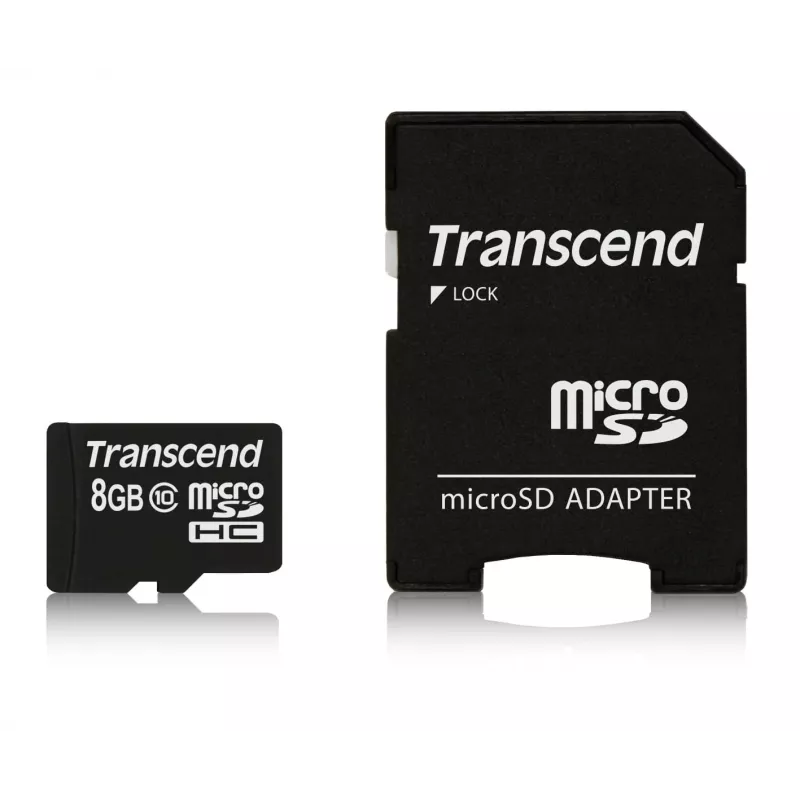 Transcend Premium - Flash atminties kortelė (su microSDHC/SD adapteriu)