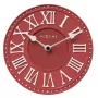NeXtime klok 5187ro London Table, Ø16 cm, Sieninis, Raudona/ Balta