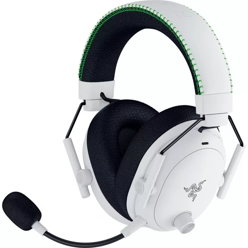 Ausinės Razer JuodaShark V3 Pro laidinės ir belaidės Bluetooth baltos