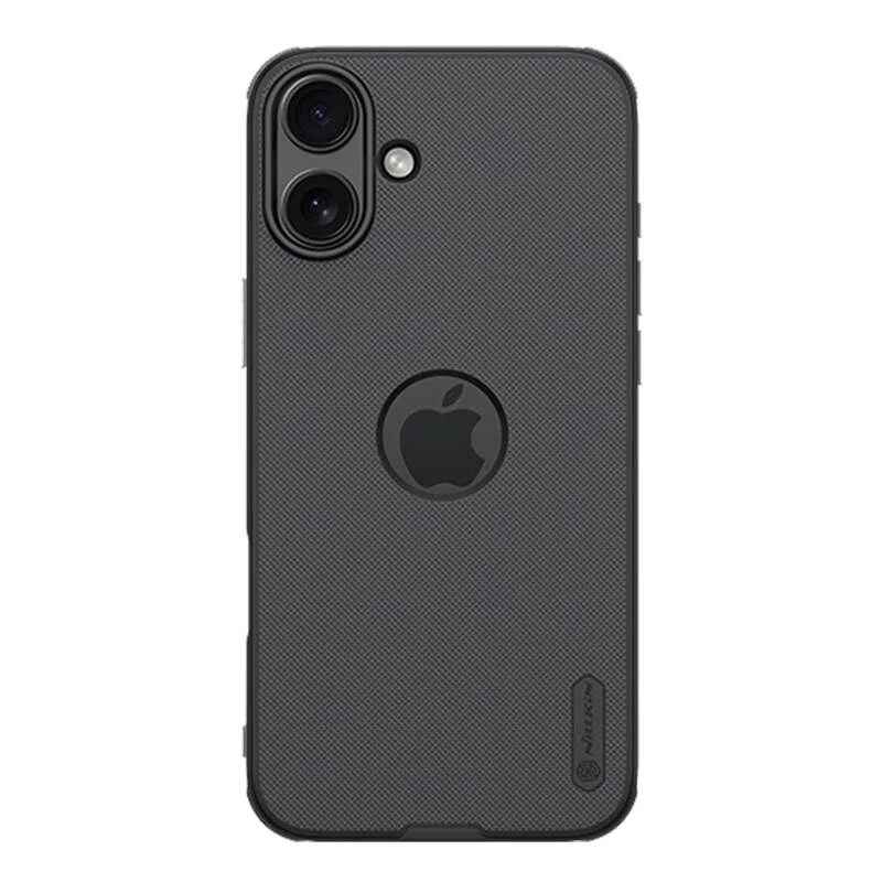 Apsauginis dėklas Nillkin iPhone 16 Plus Super Frosted Pro — juodas, plonas kietas kevalas