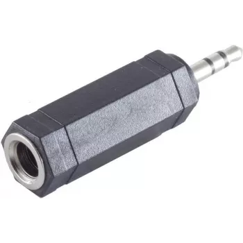 Laido lizdo adapteris ShiverPeaks BS57050 3,5 mm į 6,3 mm juodas