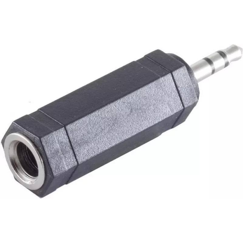 Laido lizdo adapteris ShiverPeaks BS57050 3,5 mm į 6,3 mm juodas