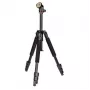 Hama Traveller 117 Ball tripod Data projectors 3 leg(s) Juoda