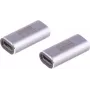 USB-C jungtis ShiverPeaks 14-05038 40 Gbps metalinė, didelės spartos duomenų perdavimas
