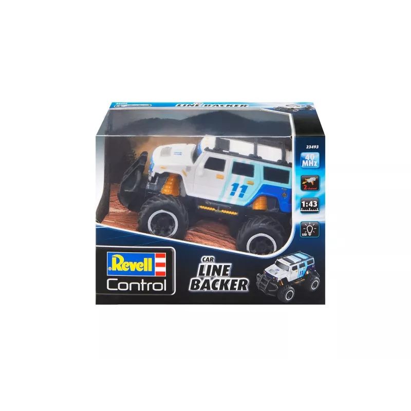 Car Revell Line Backer by REVELL — recommended age 6+, colours: Juoda, blue, white