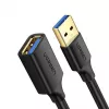 Ugreen ilginamojo kabelio adapteris USB 3.0 (moteriška) į USB 3.0 (vyriška) 2 m (juodas)