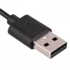 Patalpų įkroviklis Akyga AK-SW-02 išmaniajam laikrodžiui, juodas, USB 5V, 1 m