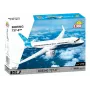 Statybinis rinkinys Cobi Boeing 737-8 — 340 detalių, rekomenduojamas amžius 7+, mėlyna ir balta