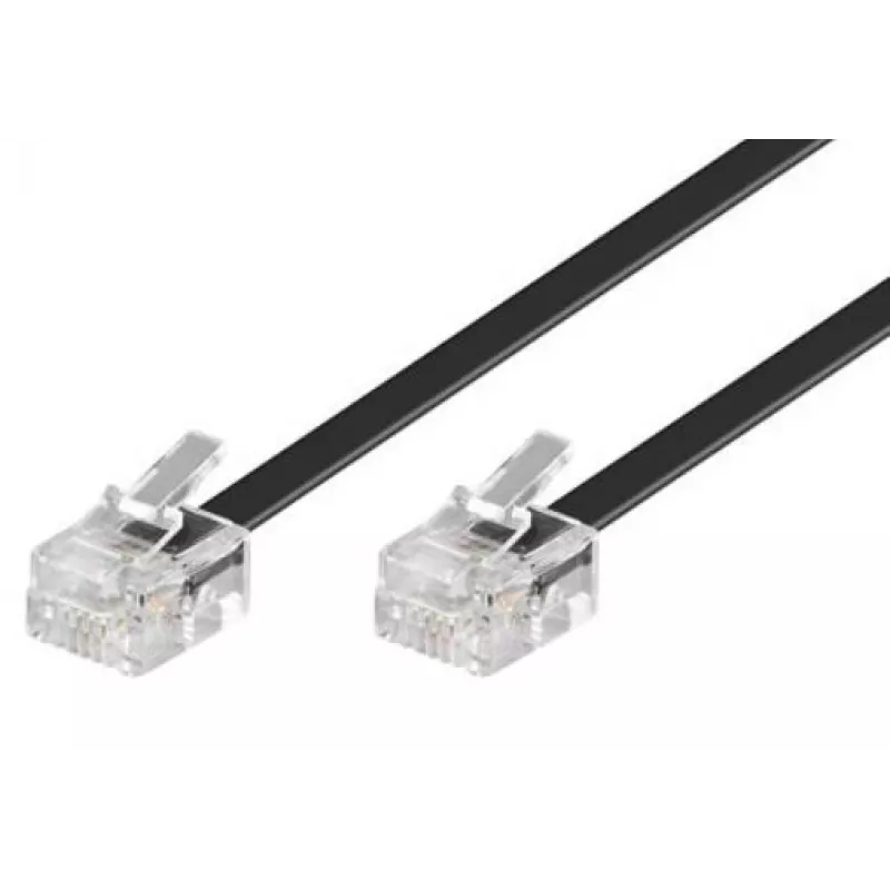 Telefono laidas Microconnect MPK186 RJ11 RJ11 6 m juodas