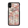 Apsauginis išmaniojo telefono dėklas iKins, skirtas iPhone XS / iPhone X, deimantinis raštas, juodas